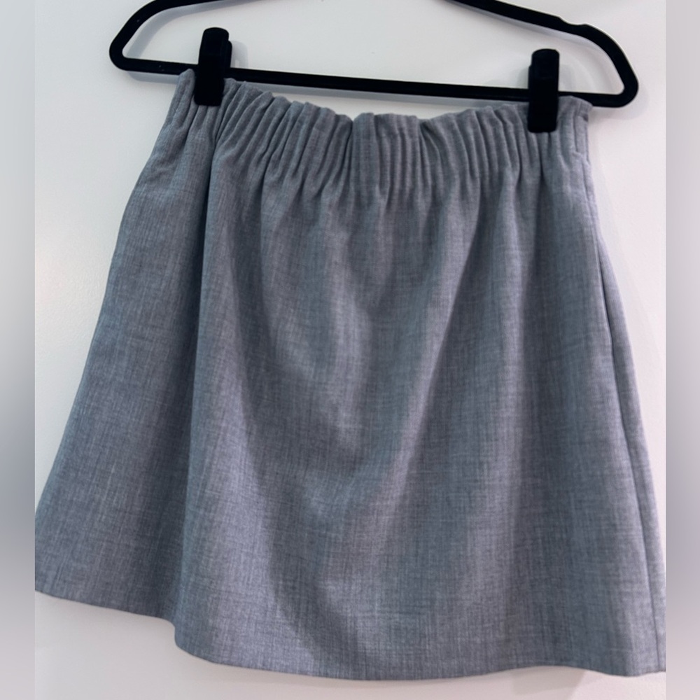 J. Crew Classic Gray Mini Skirt